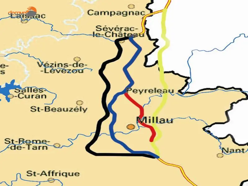 درباره موقعیت مکانی پل تاریخی میلائو در کشور فرانسه در دکوول بخوانید.