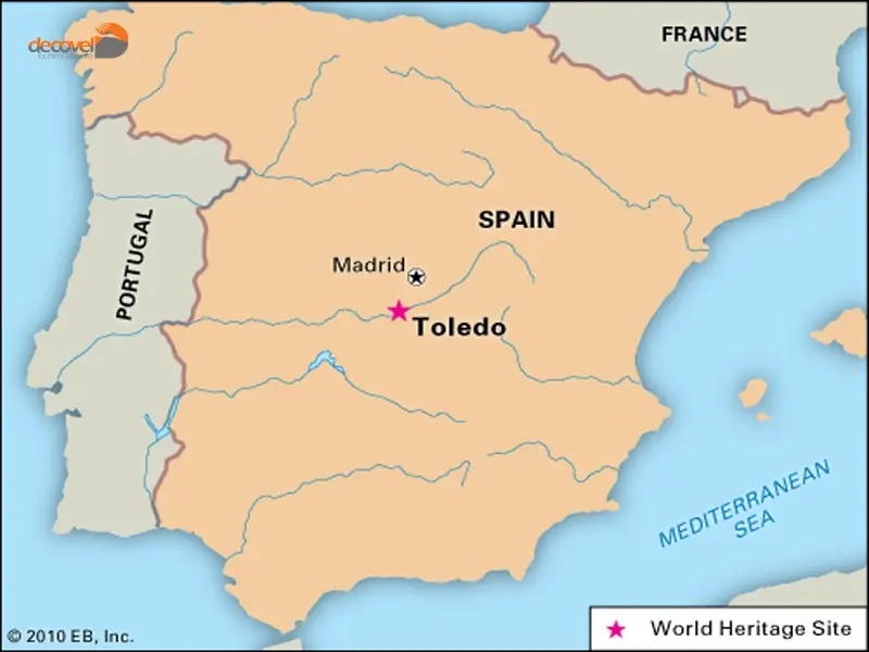 درباره موقعیت جغرافیایی شهر تولدو در کشور اسپانیا در این مقاله از دکوول بخوانید.