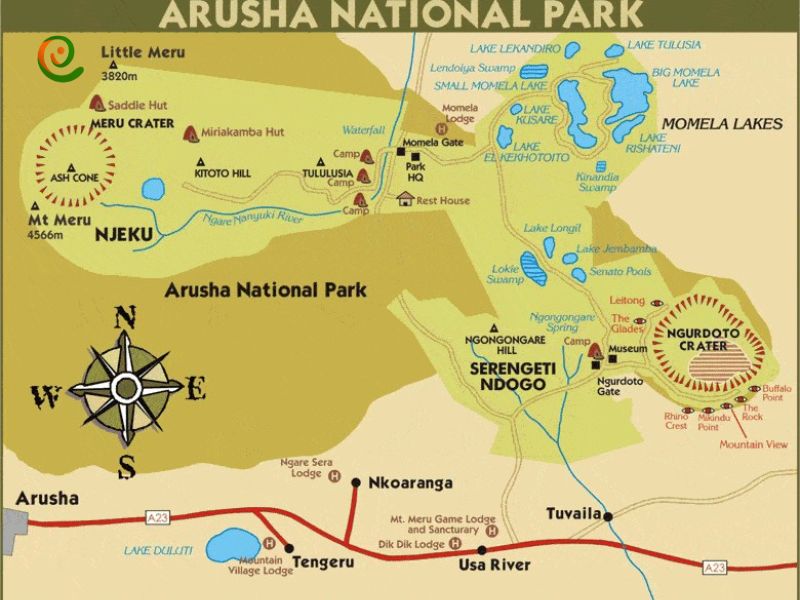 درباره موقعیت جغرافیایی پارک ملی آروشا با این مقاله از دکوول همراه باشید.