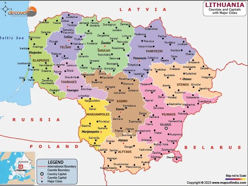درباره وقعیت جغرافیایی و تاریخچه کشور لیتوانی در این مقاله از دکوول بخوانید.