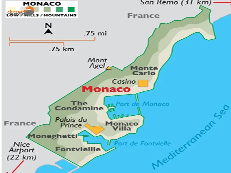 درباره موقعیت جغرافیایی و تاریخچه کشور موناکو در دکوول بخوانید.