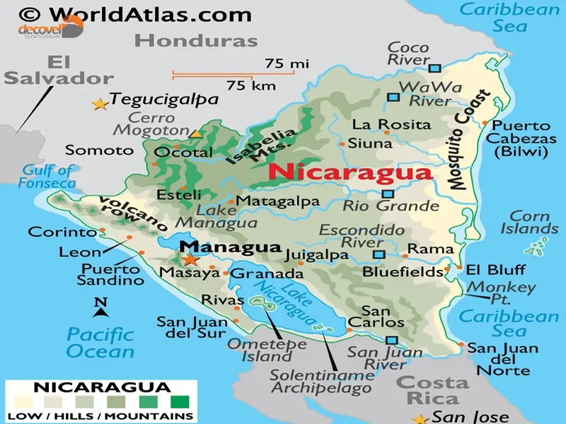 درباره موقعیت جغرافیایی کشور نیکاراگوئه در دکوول بخوانید.