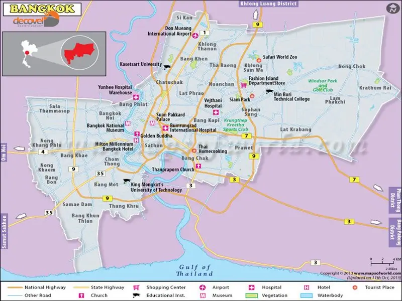 درباره موقعیت جغرافیایی شهر بانکوک با این مقاله از دکوول همراه باشید.